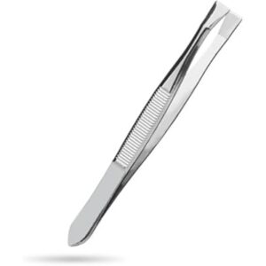 tweezer professional eyebrow facial hair remover etched interior tip to grab hair from the rootsi 47.2